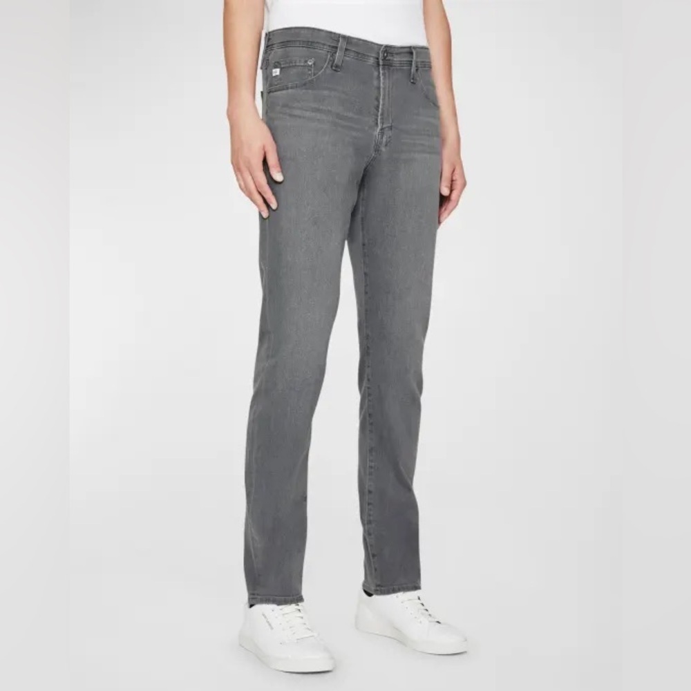 Adriano Goldschmied Charcoal Gray Straight Leg The Matchbox Jeans Size 32